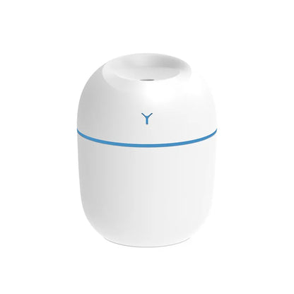 Portabler Mini-Aroma Diffusor von BeachAndSteam, ultraschallbefeuchter mit LED-Licht in Pink, für angenehmes Raumduft-Erlebnis