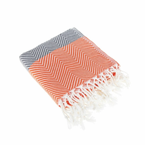 Detail view of Luxury Cotton Beach Towel made from 100% cotton