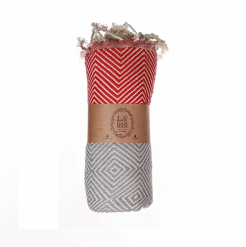 Luxus-Badetuch von BeachAndSteam aus Baumwolle, weich, leicht und schnelltrocknend, ideal für den Strandgebrauch.