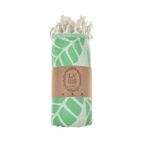 Seaweed Peshtemal Strandtuch aus 100% türkischer Baumwolle, schnell trocknend und sandfrei, ideal für den Strand von BeachAndSteam