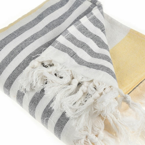 Detail view of Ephesus Turkish Peshtemal Towel made from 100% cotton