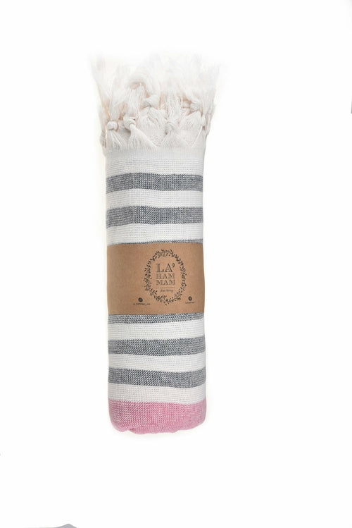 Ephesus türkisches Peshtemal Handtuch aus 100% Baumwolle, schnelltrocknend und sandfrei, von BeachAndSteam.